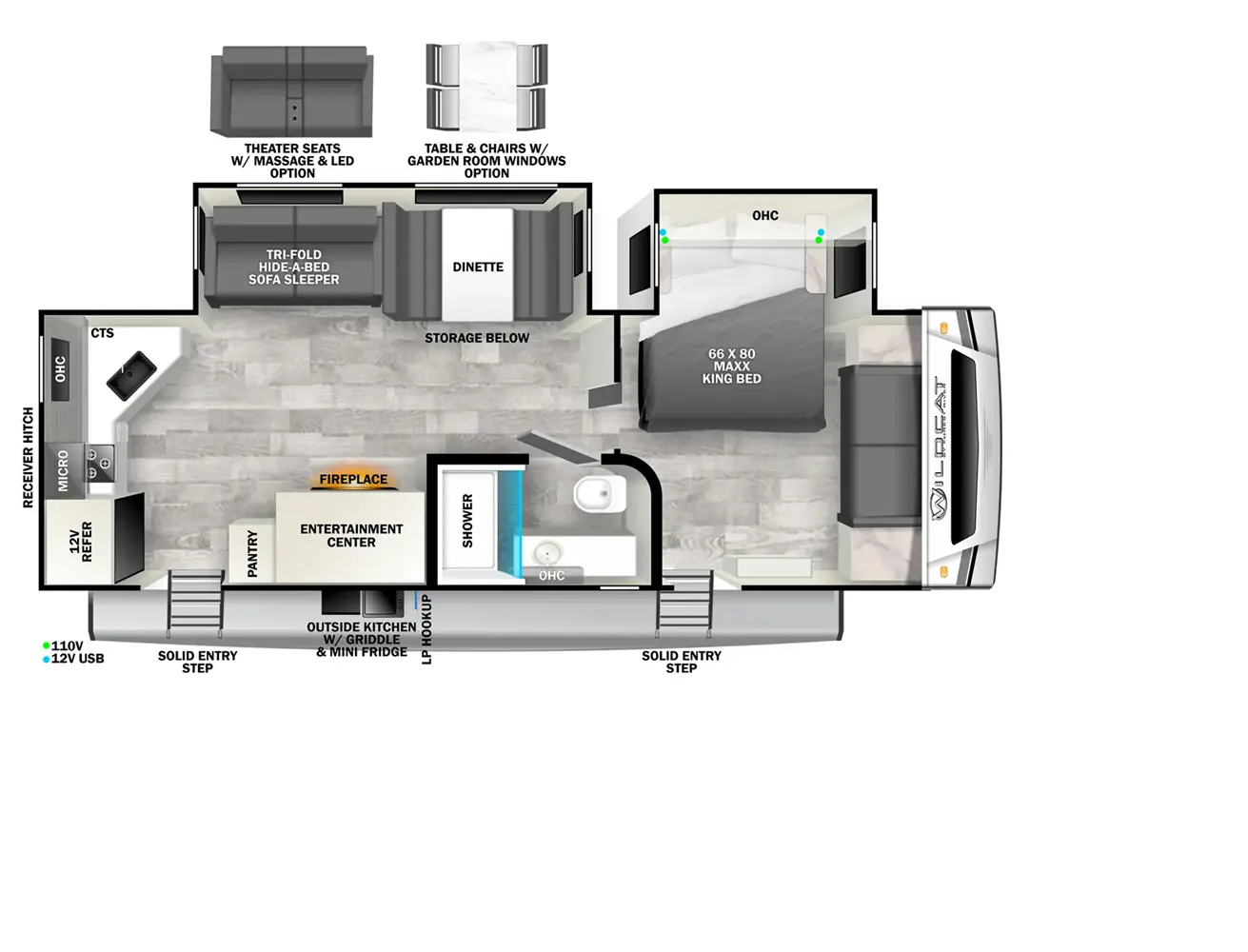 265BSX - ONE Floorplan Image